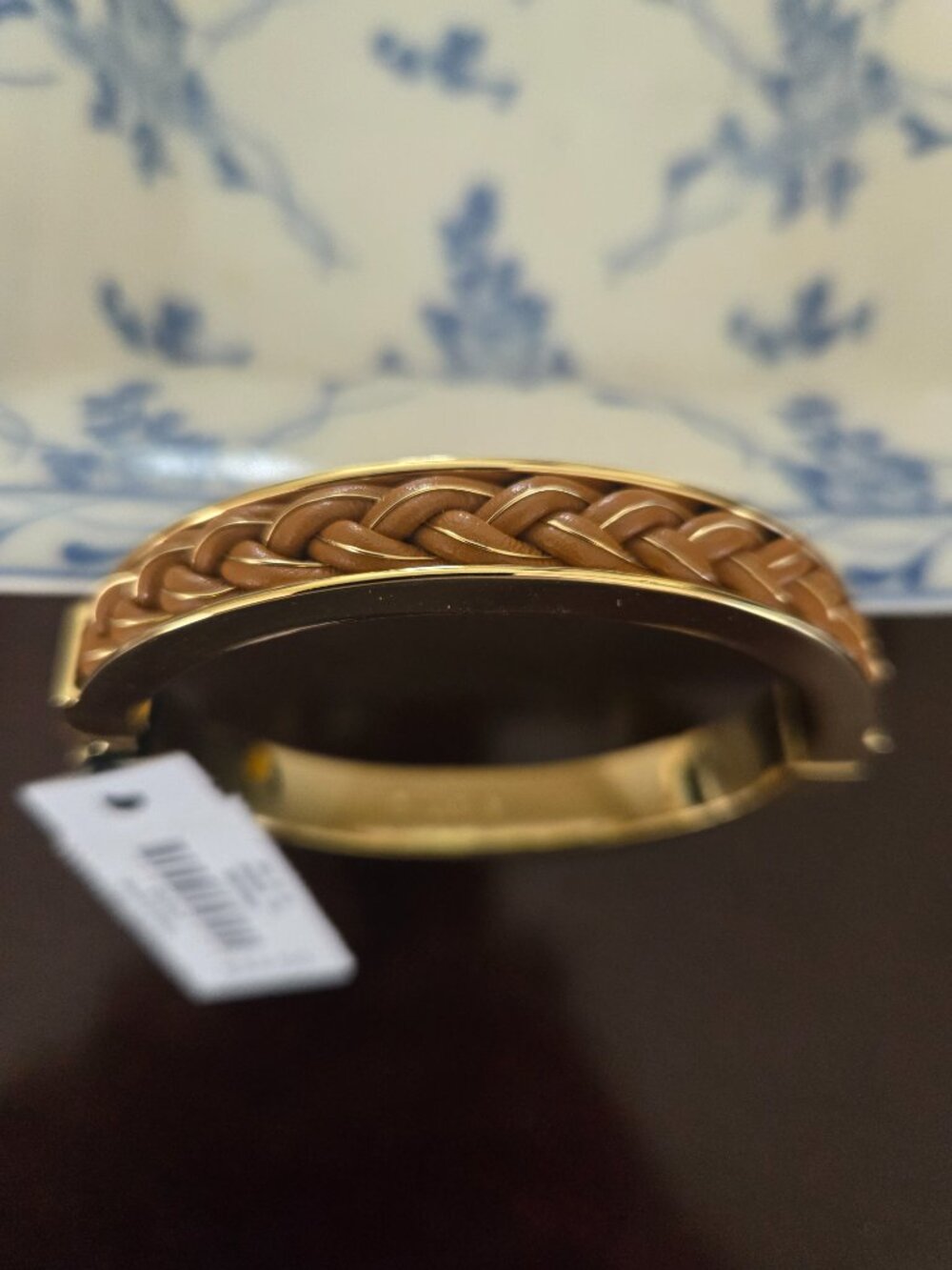 NWT Talbots Leather/Goldtone Bracelet